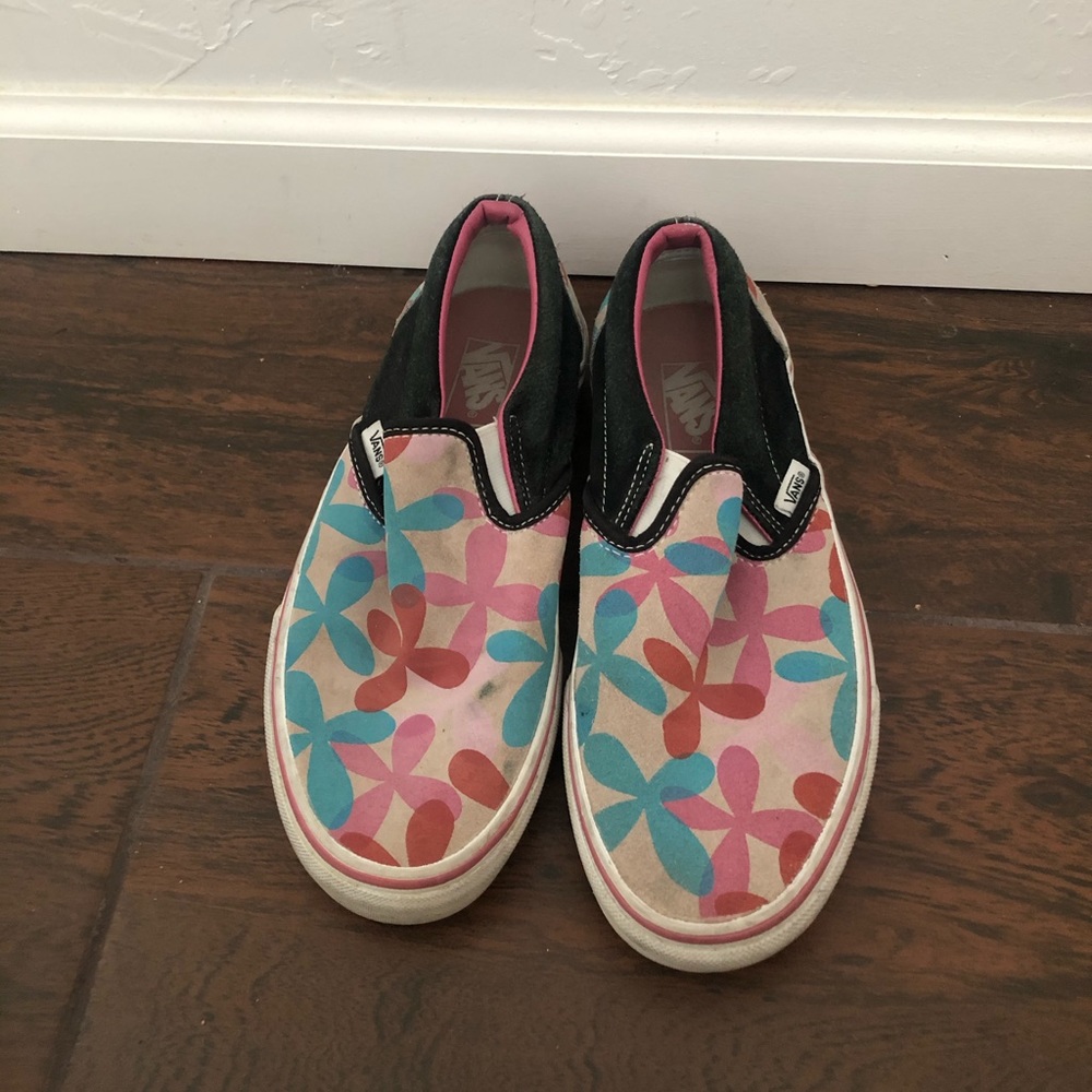 Floral vans
